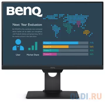 Монитор 25" BENQ BL2581T cерый IPS 1920x1200 300 cd/m^2 5 ms DVI HDMI DisplayPort VGA Аудио USB 9H.LHNLB.QBE