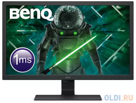 Монитор 27" BENQ GL2780 черный TN 1920x1080 300 cd/m^2 1 ms VGA DVI HDMI DisplayPort Аудио 9H.LJ6LB.VBE