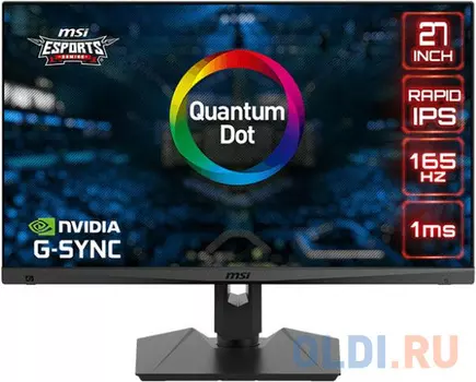 Монитор 27" MSI Optix MAG274QRF-QD черный IPS 2560x1440 300 cd/m^2 1 ms HDMI DisplayPort USB Type-C