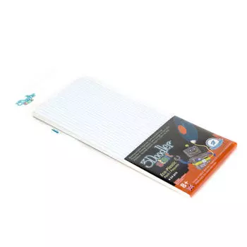 Эко-пластик к 3Д ручке 3Doodler Start, цвет белый, 24 шт,