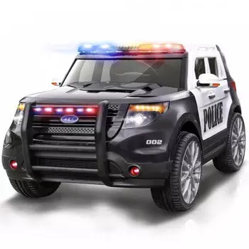 Электромобиль Barty Ford Полиция Т111МР, черно-белый