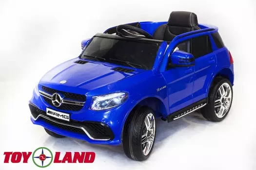 Электромобиль Джип Mercedes Benz GLE 63 S, синий, свет и звук