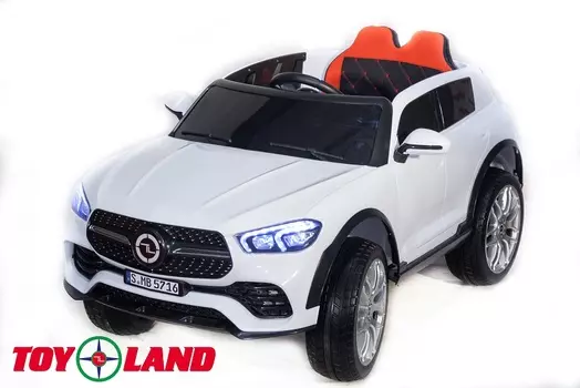 Электромобиль джип Mercedes Benz GLE купе, белый