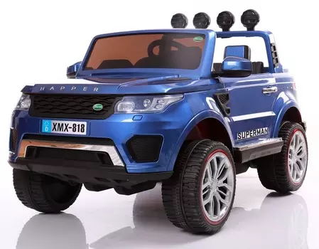 Электромобиль Range Rover синего цвета