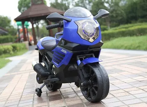 Электромотоцикл ToyLand Moto Sport LQ168 синего цвета