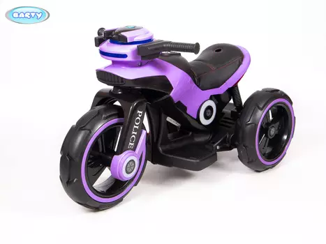Электромотоцикл Y- Maxi Police YM 198, фиолетовый