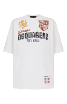 Хлопковая футболка Dsquared2