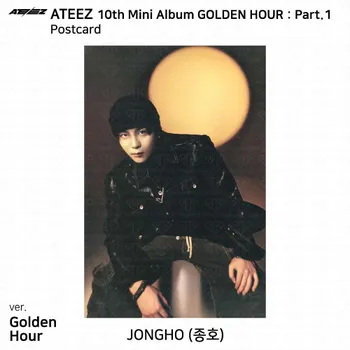 ATEEZ 10-й мини-альбом Golden Hour Part.1 Фотокнига Версия Фотокарта Открытка KPOP Wooyoung - BH Postcard