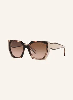 Солнцезащитные очки 0pr15ws PRADA, гавана/коричневый градиент