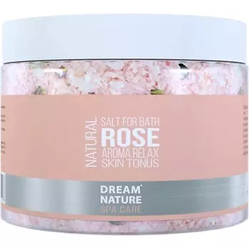 DREAM NATURE SPA CARE Соль для ванн с цветами розы 600.0