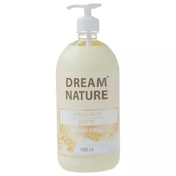 DREAM NATURE Жидкое мыло «Молоко и мед» 1000.0