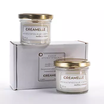 DREAMELLE Набор ароматических свечей