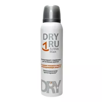 DRY RU Антиперспирант Active Man, аэрозоль