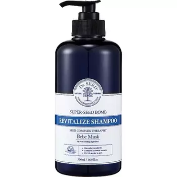 DR. SEED Шампунь для волос с ароматом белого мускуса Revitalize Shampoo Bebe Musk