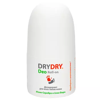 DRYDRY Deo (ДРАЙДРАЙ Део) Дезодорант для всех типов кожи с Ионами Серебра и Алоэ Вера