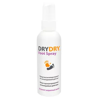 DRYDRY Foot Spray (ДРАЙДРАЙ Фут Спрей) Средство/антиперспирант от потоотделения для ног