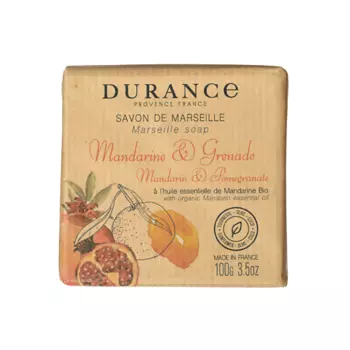 DURANCE Марсельское мыло кусковое Мандарин и гранат Mandarin & Pomegranate 100.0