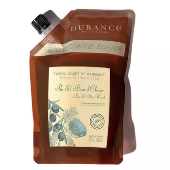 DURANCE Марсельское мыло сменный блок Сосна и дерево оливы Pine & Olive wood 500.0