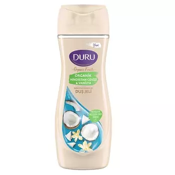 DURU Гель для душа Organic Fruits Кокос & Ваниль 450.0