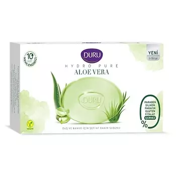 DURU Косметическое мыло CRYSTAL Hydro Pure Aloe Vera 450.0