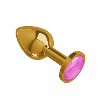 DЖАГА DЖАГА Анальная втулка Gold с кристаллом