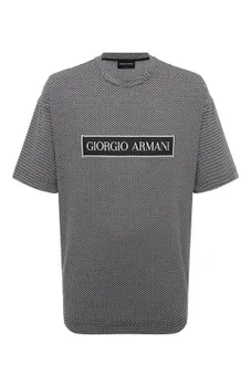 Хлопковая футболка Giorgio Armani