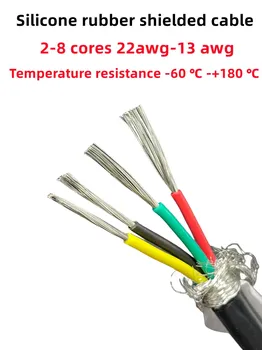 MYYONG YGCP Силиконовый shielded кабель 22-9 AWG 2-8 жил