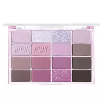 Палетка теней для век WAKEMAKE Soft Blurring Eye Palette 09 High Pink Bling