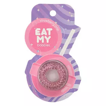 Резинка для волос EAT MY Bobble Strawberry Pop - Клубничный леденец