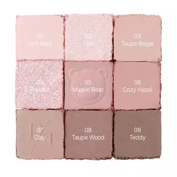 Палетка теней для макияжа глаз Dasique Shadow Palette 29 Mauve Bear