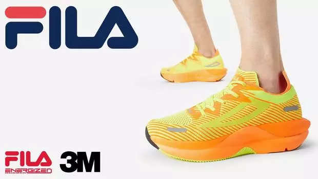 Кроссовки мужские FILA Shocket Run, Оранжевый, размер 44