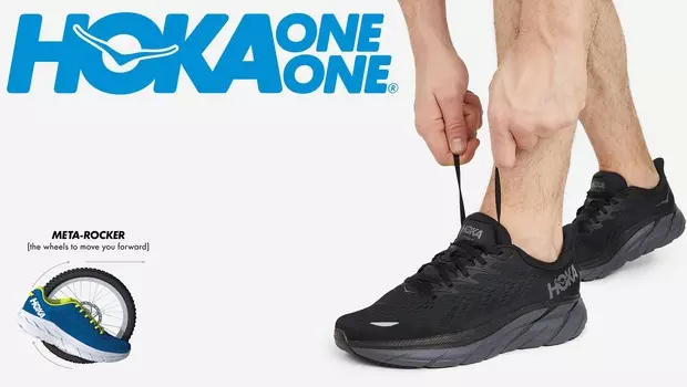 Кроссовки мужские HOKA ONE ONE Clifton 8, Черный, размер 40.5