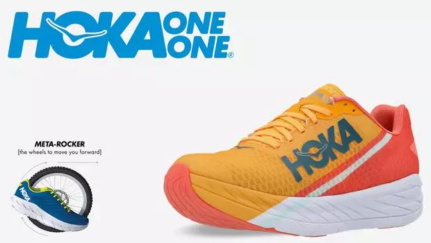 Кроссовки мужские HOKA ONE ONE Rocket X, Оранжевый