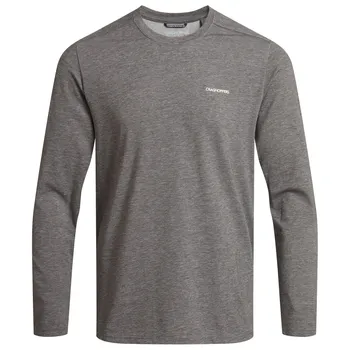 Лонгслив Craghoppers Nosilife Abel, цвет Black Pepper Marl