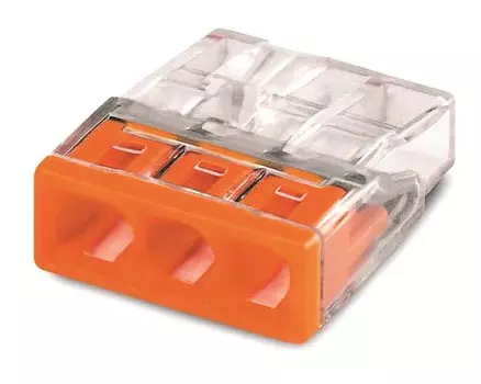 Клемма TOKOV ELECTRIC TKE-EU2.5-413/BL10 строительно-монтажная EU2.5 413 прозр. 3 отверстия (блист.10шт)
