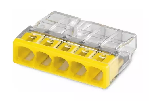 Клемма TOKOV ELECTRIC TKE-EU2.5-415-P/C100 строительно-монтажная EU2.5 415 с пастой 5 отверстий