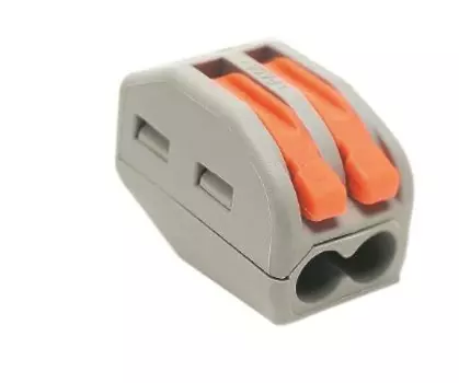 Клемма TOKOV ELECTRIC TKE-PCT-212/BL5 строительно-монтажная PCT-212 с рычагом 2 отверстия (блист.5шт)