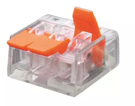 Клемма TOKOV ELECTRIC TKE-PCT-413/C100 строительно-монтажная PCT-413 компактная 3 отверстия
