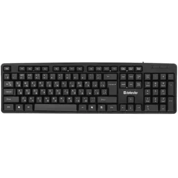 МФУ 45440 Defender Проводная клавиатура Next HB-440 RU,черный,полноразмерная USB