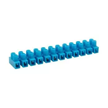 Клеммная колодка Rexant 07-5004-4 винтовая KВ-4 1,5-4, ток 3 A, полипропилен синий