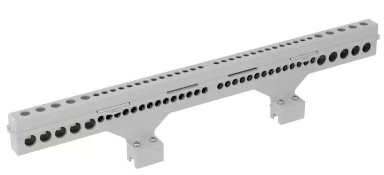 Клеммный блок DKC 87318 (2х18 модулей) в комплекте с крепежом, "RAM base"