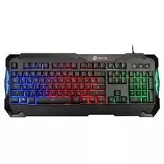 Клавиатура Oklick 721G SHERIFF черный USB Multimedia LED