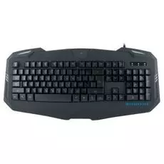Клавиатура Oklick 730G KW-1312 черная, USB, multimedia, LED, 943633