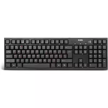 Клавиатура Sven Standard 304 SV-012403 USB+HUB чёрная