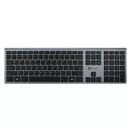 Клавиатура Oklick 890S 1196549 серый USB беспроводная slim