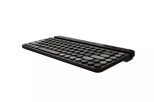 Клавиатура Wireless A4Tech FBK30 BLACKCURRANT черная/серая USB BT/Radio slim Multimedia 1789656