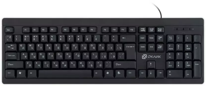 Клавиатура Oklick 95M 1788106 черная USB