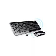 Клавиатура Wireless Delux K1500+M125 черная, mouse 800-dpi, Ultra-Slim