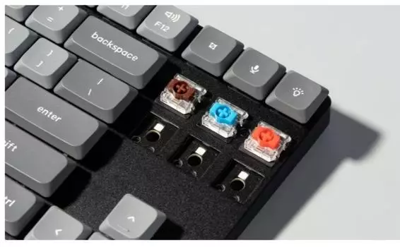 Клавиатура Wireless Keychron K1 Max K1M-H3-RU QMK, 87 клавиш, Hot Swap, RGB-подсветка, Gateron Brown Switch