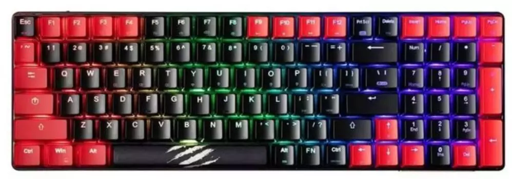 Клавиатура Wireless Mad Catz S.T.R.I.K.E. 11 US KS13NMUSBL000-0 игровая, БЕЗ РУССКОЙ РАСКЛАДКИ, чёрная (2.4 ГГц, Bluetooth, USB Type-C, Mad Catz RED S